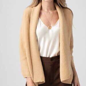 FORTE FORTE Wool Cashmere Cardigan in Vanilla